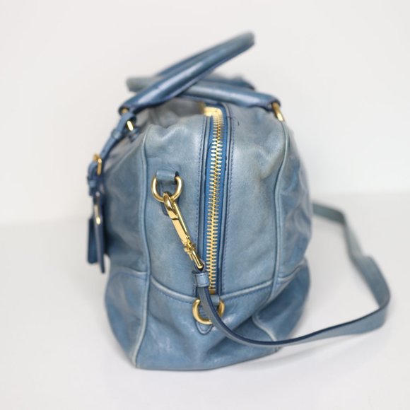 PRADA Vitello Shine Handle Bag - Picture 5 of 9